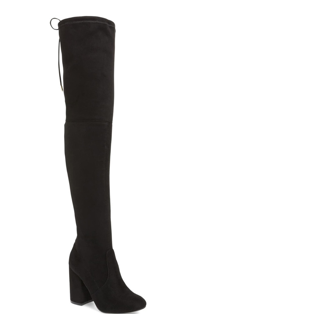 Over the Knee black Norri Steve Madden boots